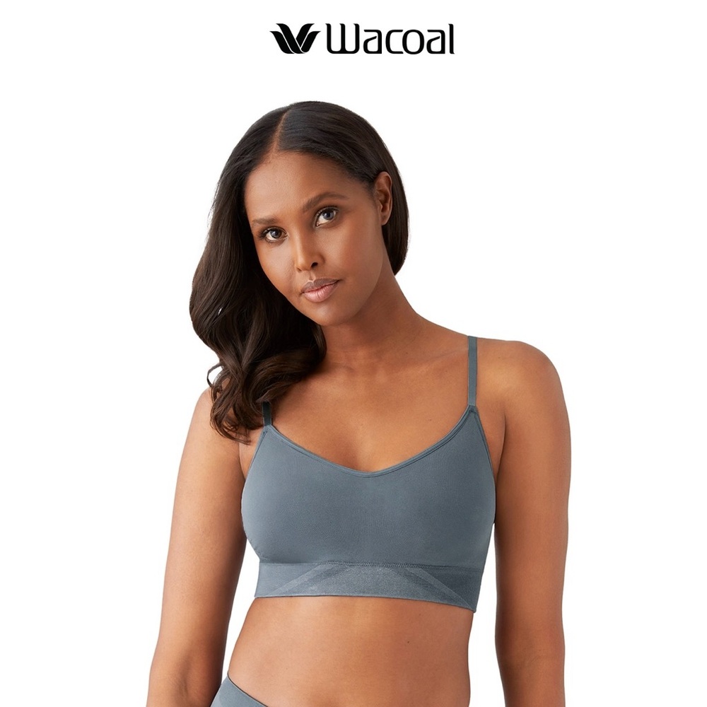 WACOAL B SMOOTH BRALETTE XL BRAND NEW FOLKSTONE GREY